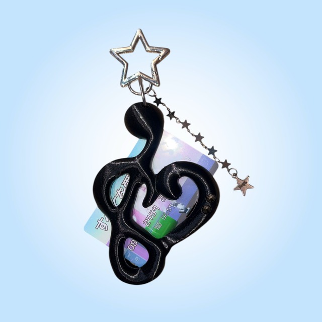 【THINGS】Love-Note Card-Holder (black)