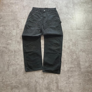 00s メキシコ製 ブラック ダブルニー Carhartt B136 30×30