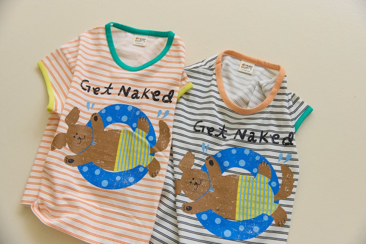 [Orangemom] Tube Dog T-shirt Shirt / [오렌지맘] 튜브강아지티셔츠