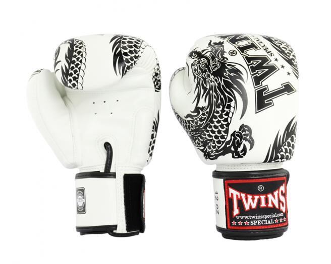 Twins Dragon 10oz ブラック-ホワイト ボクシンググローブ | Boxing One