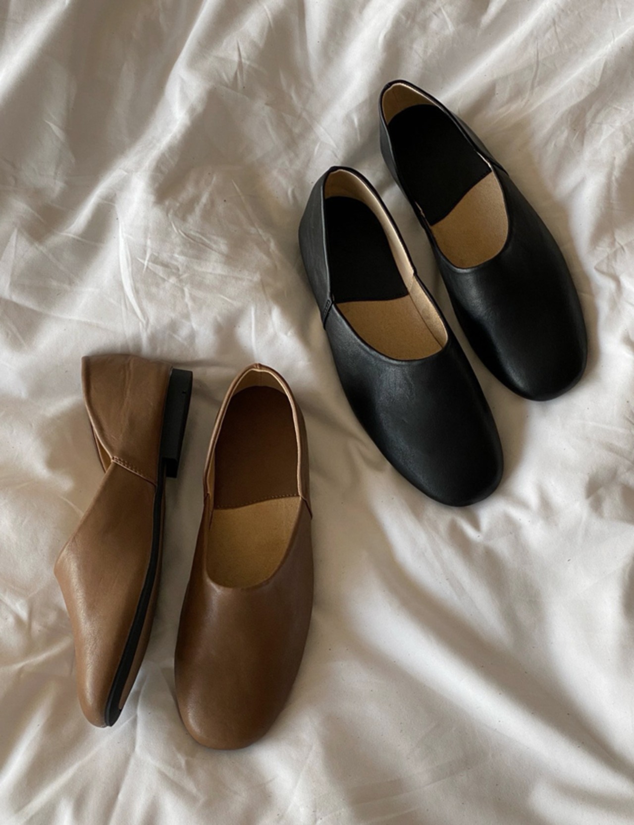 【25aw】Pebble Soft Flat Shoes_2colors