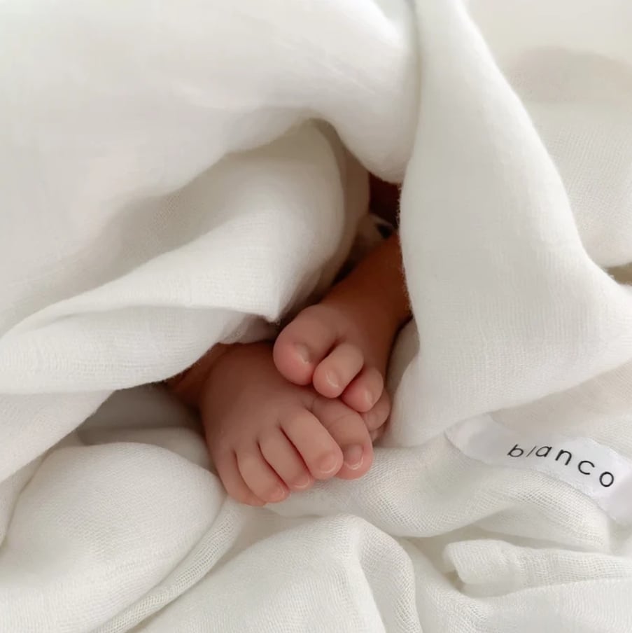blanco ベビーブランケット swaddle blanket スワドル おくるみ 120