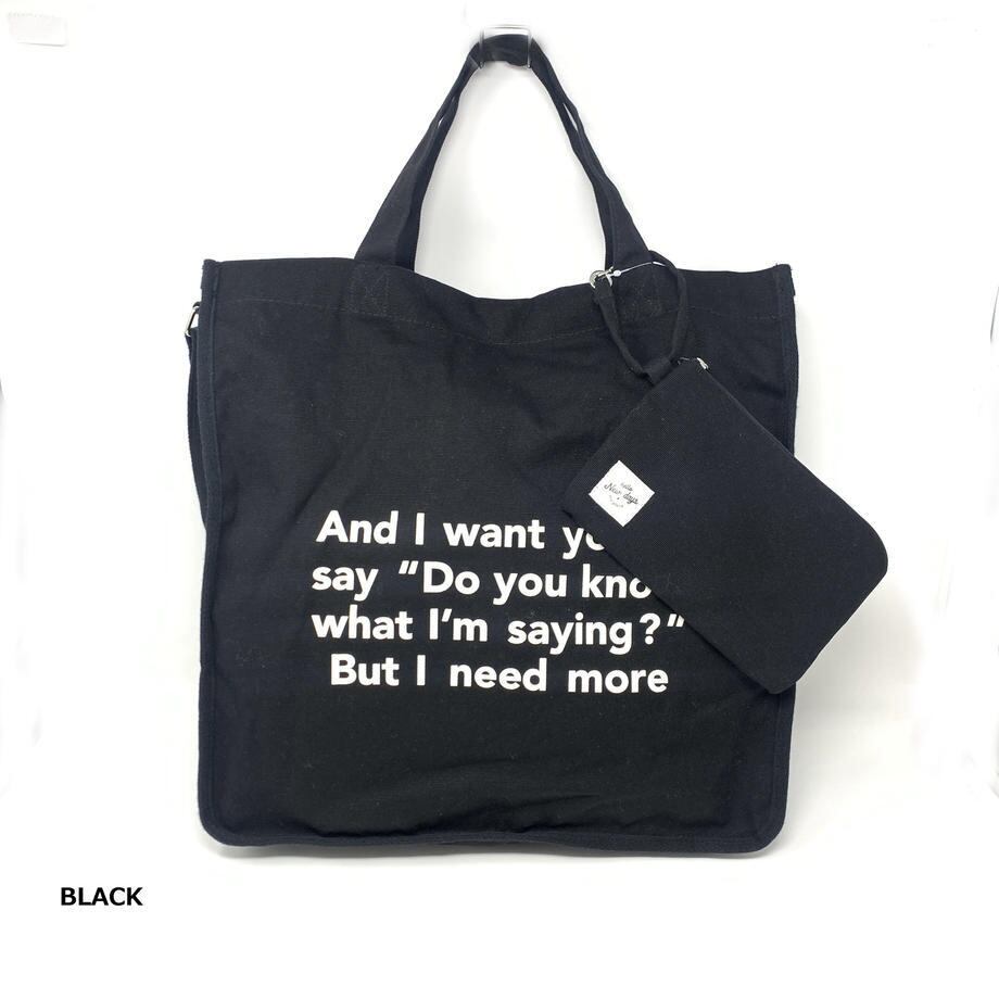 JOUET (ジョエット) マルチポーチ付き2wayトート ブラック J5801