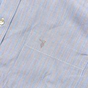 TRUSSARDI トラサルディ ストライプ 長袖シャツ /ブルー×グレー メンズ