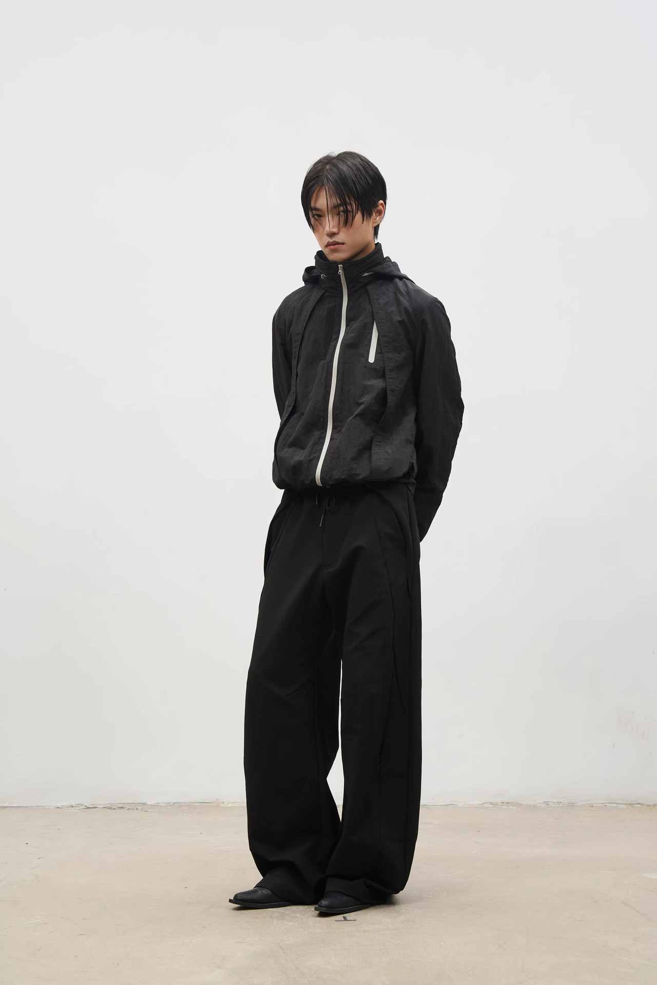 SOUTHFISH Metallic Waterproof Hooded Jacket