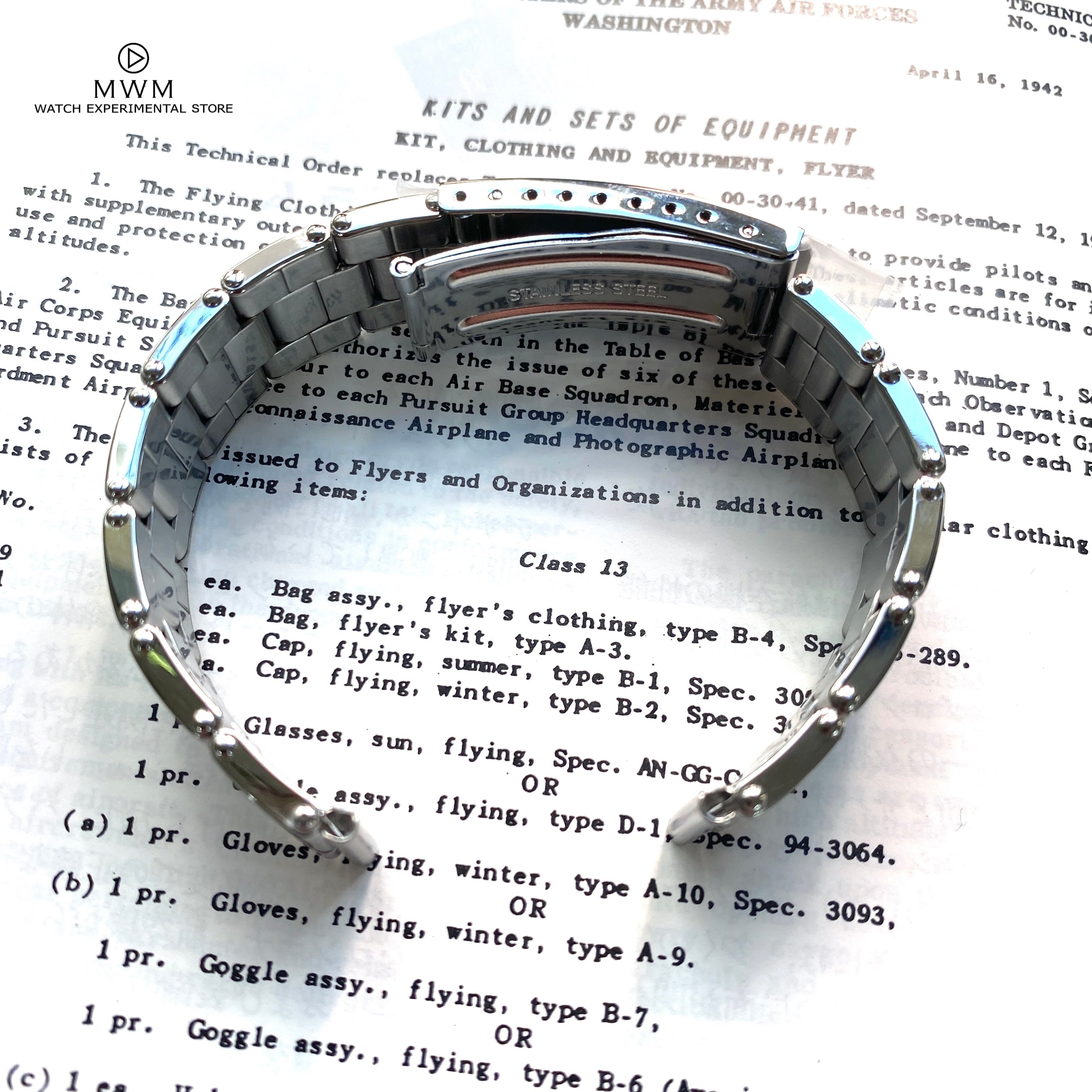 ヴァーグ ウォッチ コー リベット ステンレス ベルト 20mm WATCH VAGUE