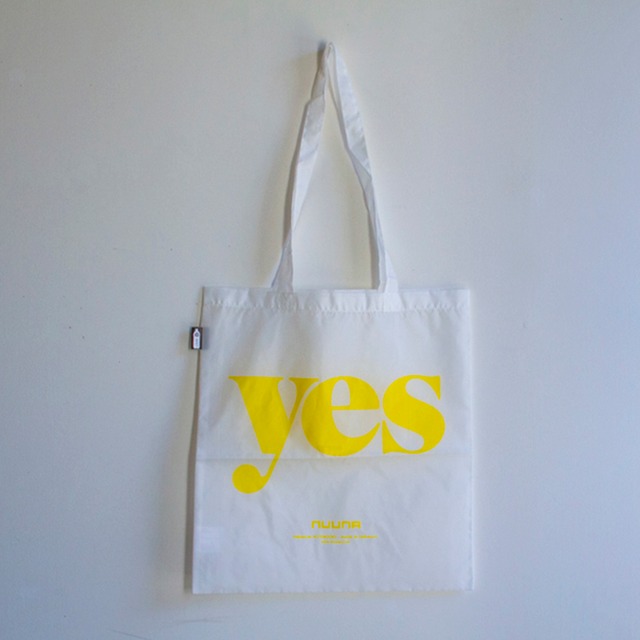 nuuna totebag -YES(YELLOW)-