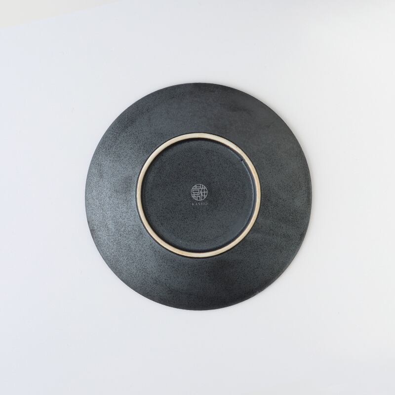 銀錆銀河-プラチナ-｜リム付台皿｜φ約16cm | 三川内焼｜平戸嘉祥｜直販