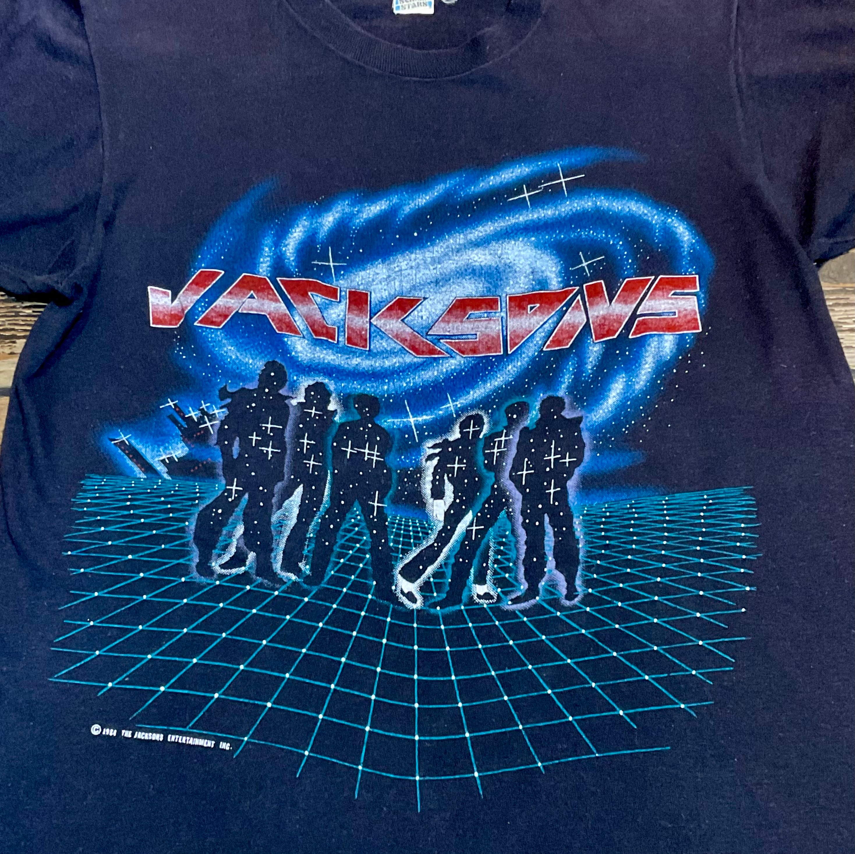 84' JACKSON 5 VICTORY Tee M PEPSI | Desert Snow Chiba