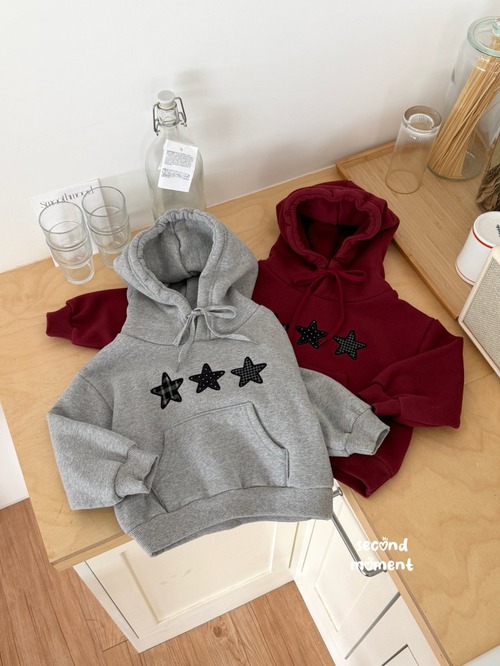 second moment［取寄］trriple star hood mtm 25winter