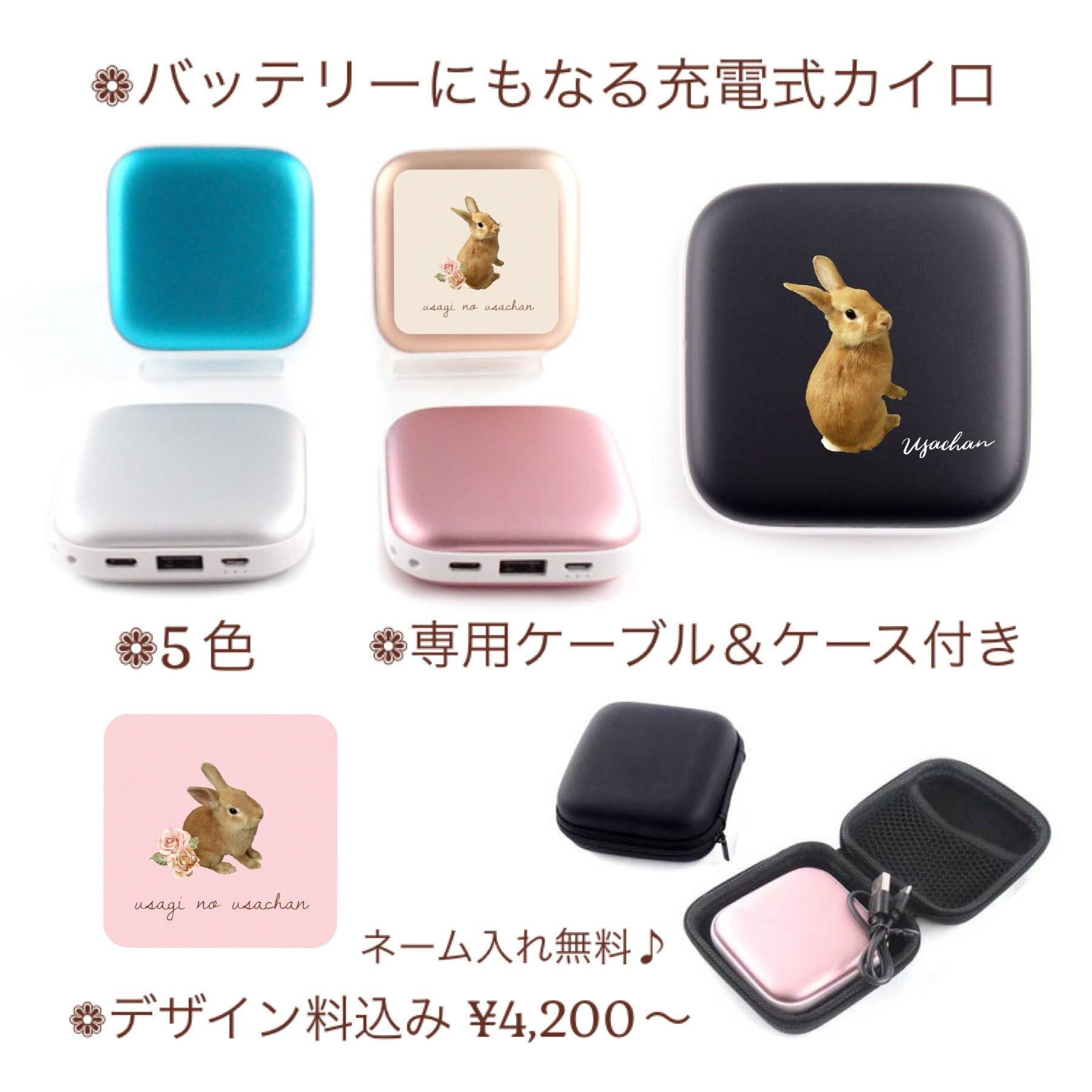 充電式カイロ | *usagi no usachan*