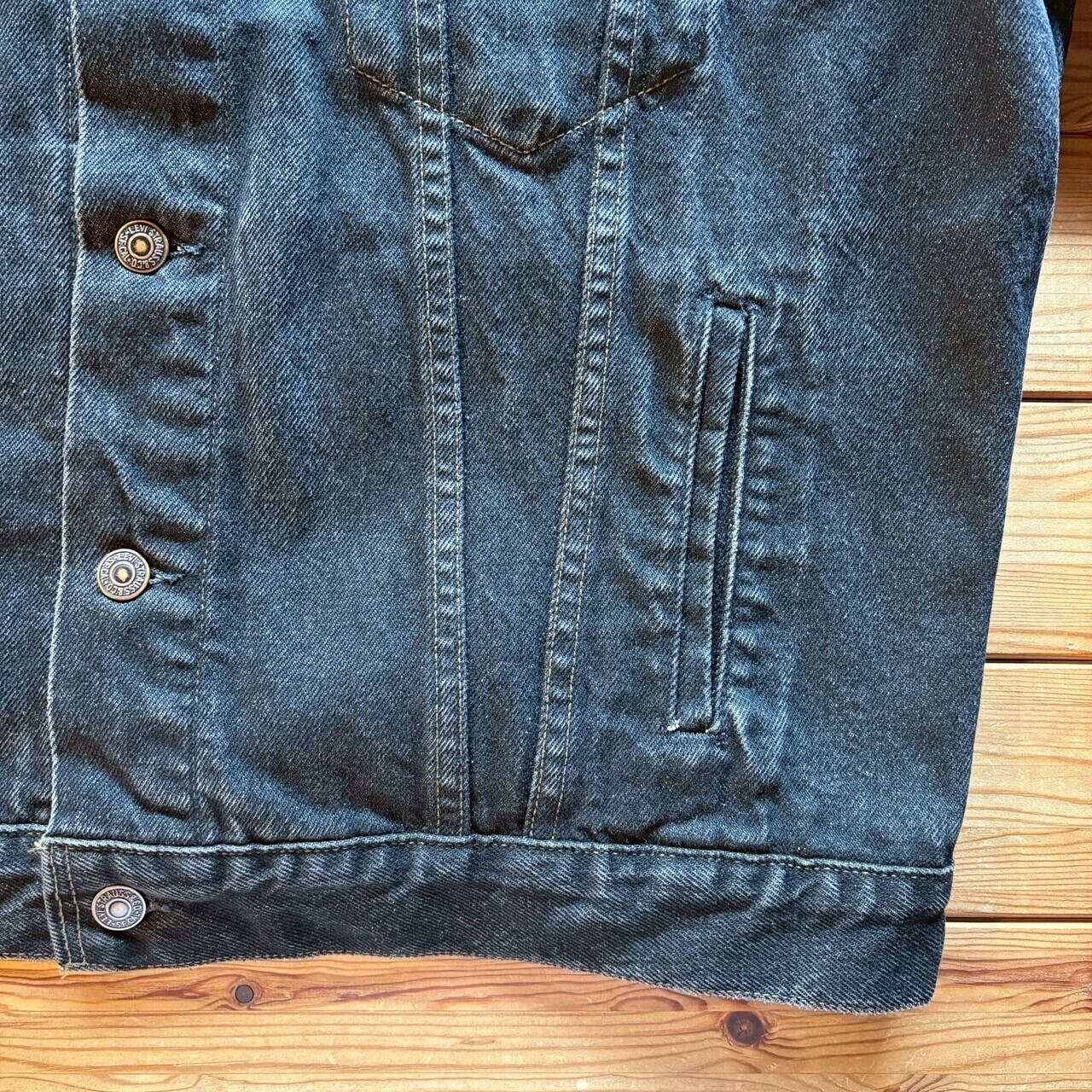 90's Levi's 先染め ブラック Gジャン ユーロリーバイス 70503-02