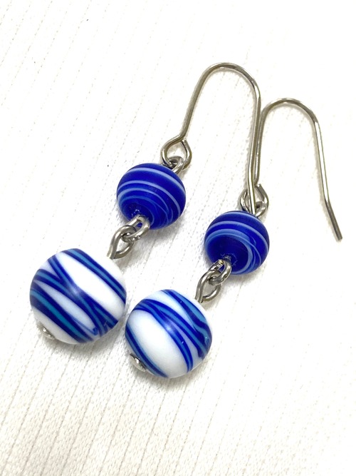 【ピアス/イヤリング】マット螺旋