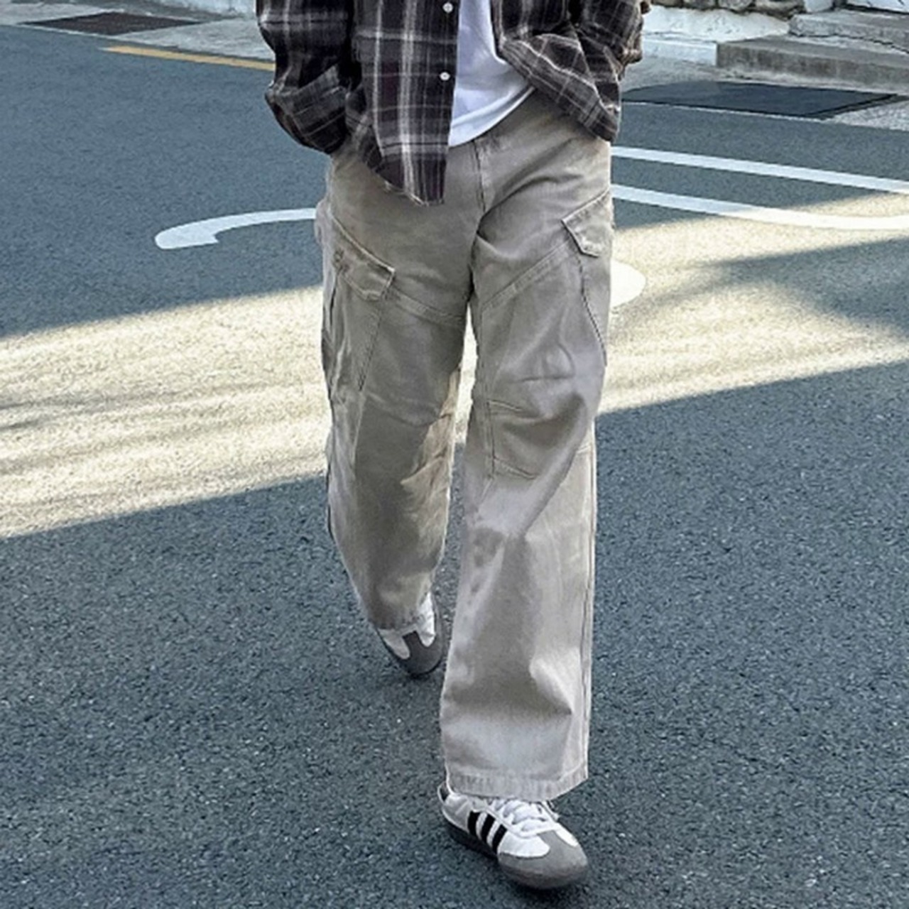 ベージュワークルーズデニム　1262