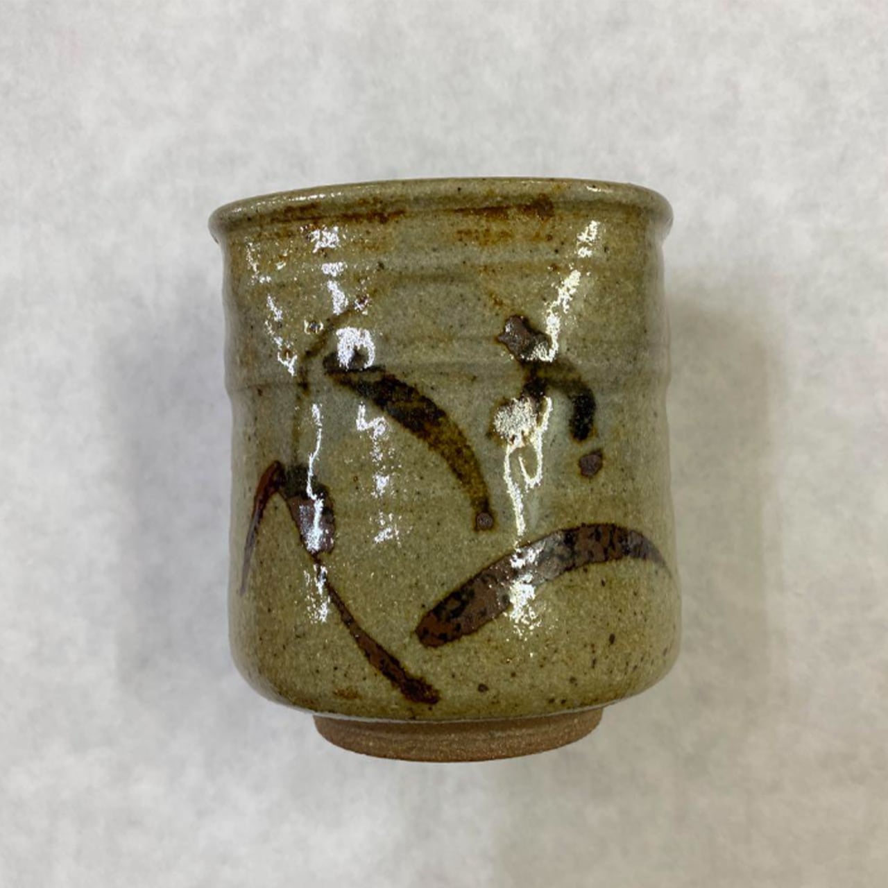 茶道具 絵唐津 四方 火入 鏡山窯 井上東也 共箱 【公式通販】