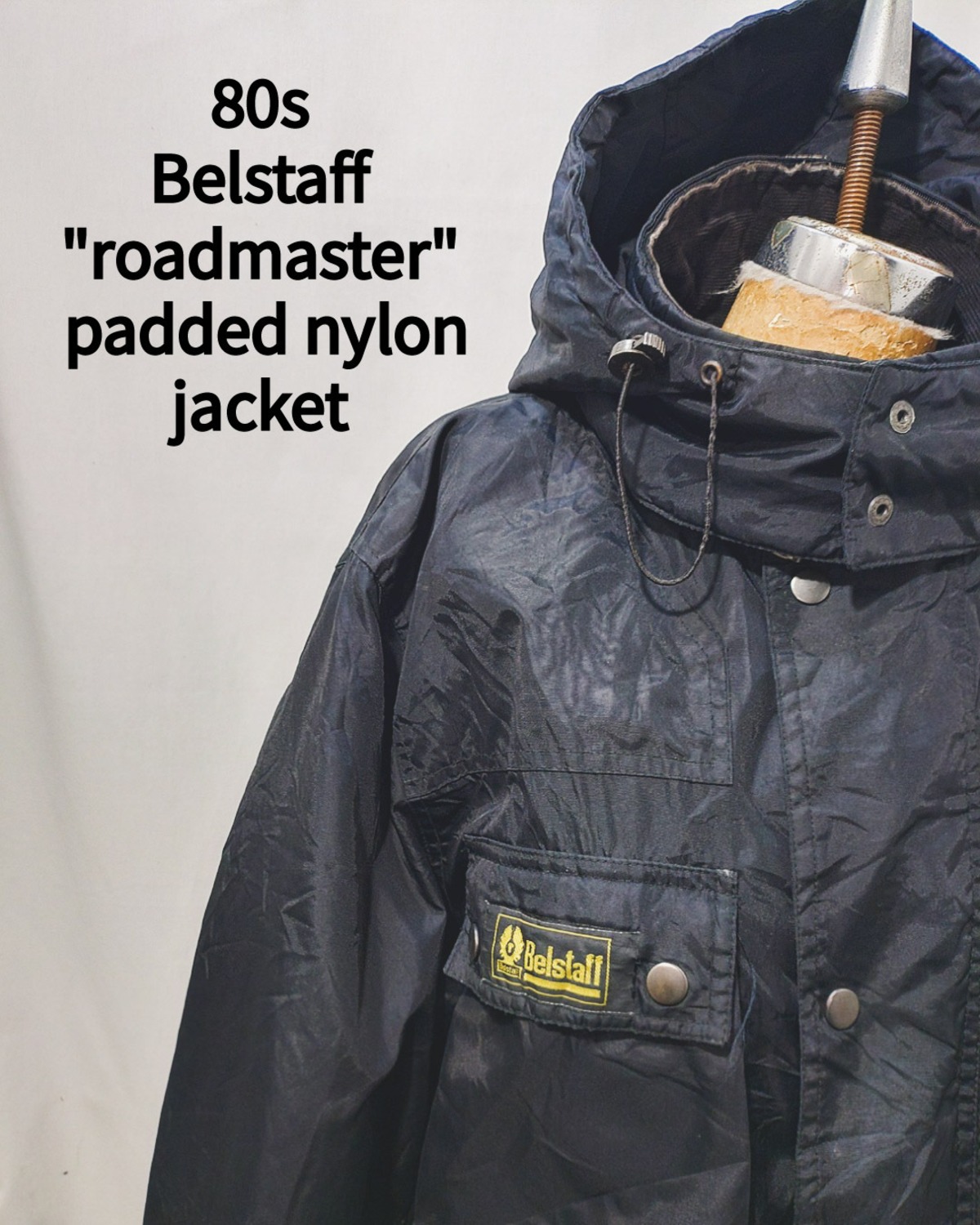 Vintage Belstaff roadmaster padded nylon jacket 80s | 塚野製作所