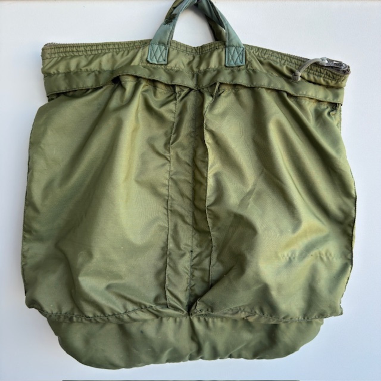 US ARMY ヘルメットバッグ 真鍮ジッパー 77年製 画像14