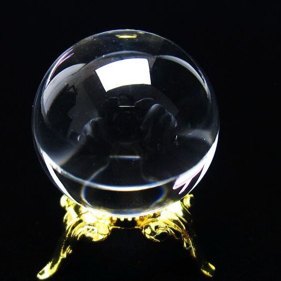 水晶 丸玉 ブラジル産 24mm 一点物 141-6409