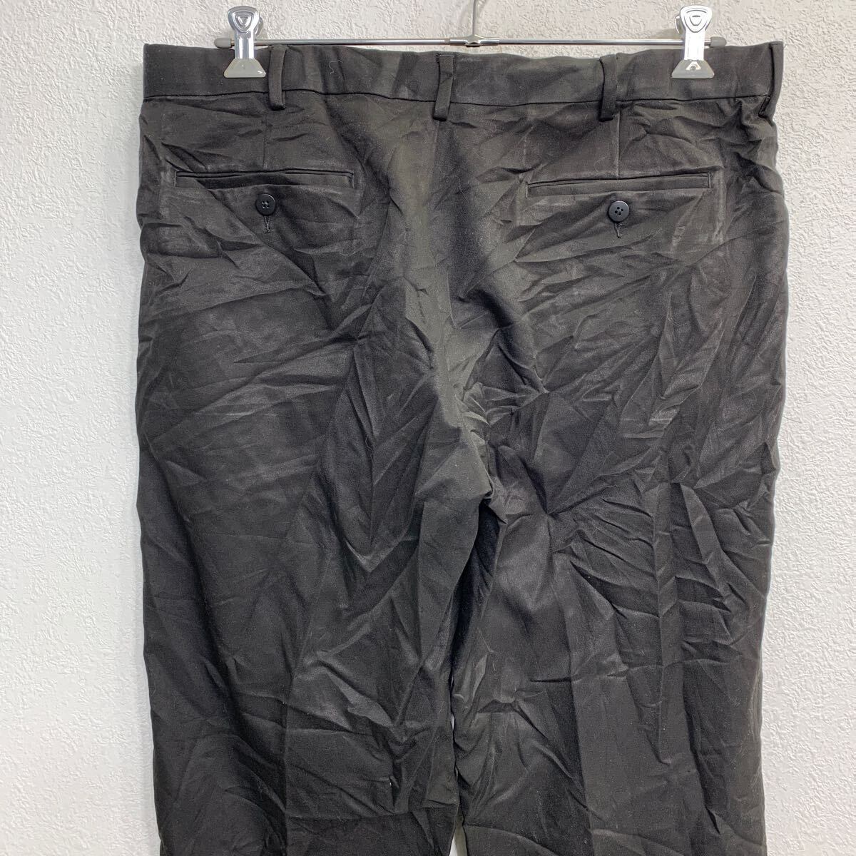 SAVANE スラックス W38 サヴァーン タックパンツ ビッグサイズ