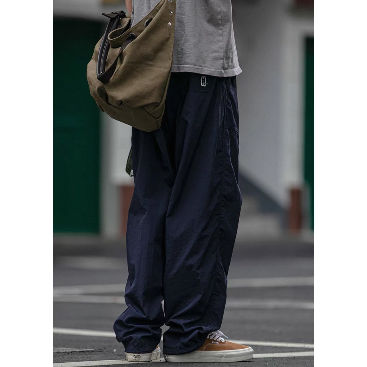 Cinched hem wasy wide pants 1430 - 5