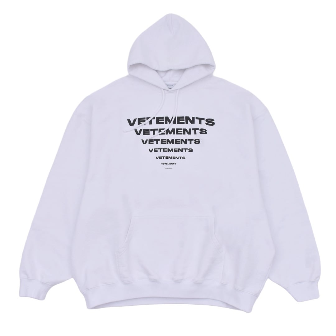 VETEMENTS】PYRAMID LOGO HOODIE(WHITE) | AYIN