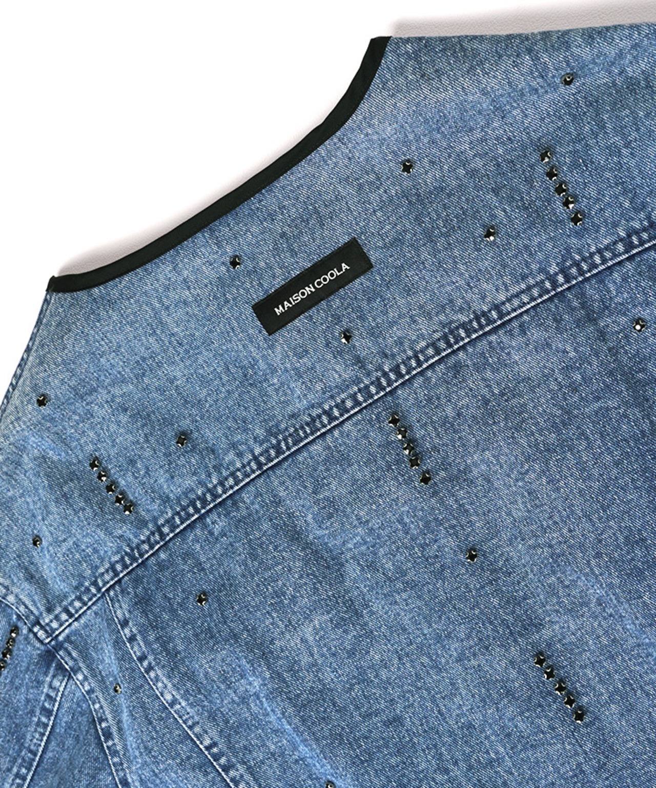 COOLAオリジナルビジューデニムジャケット　CQ-48006