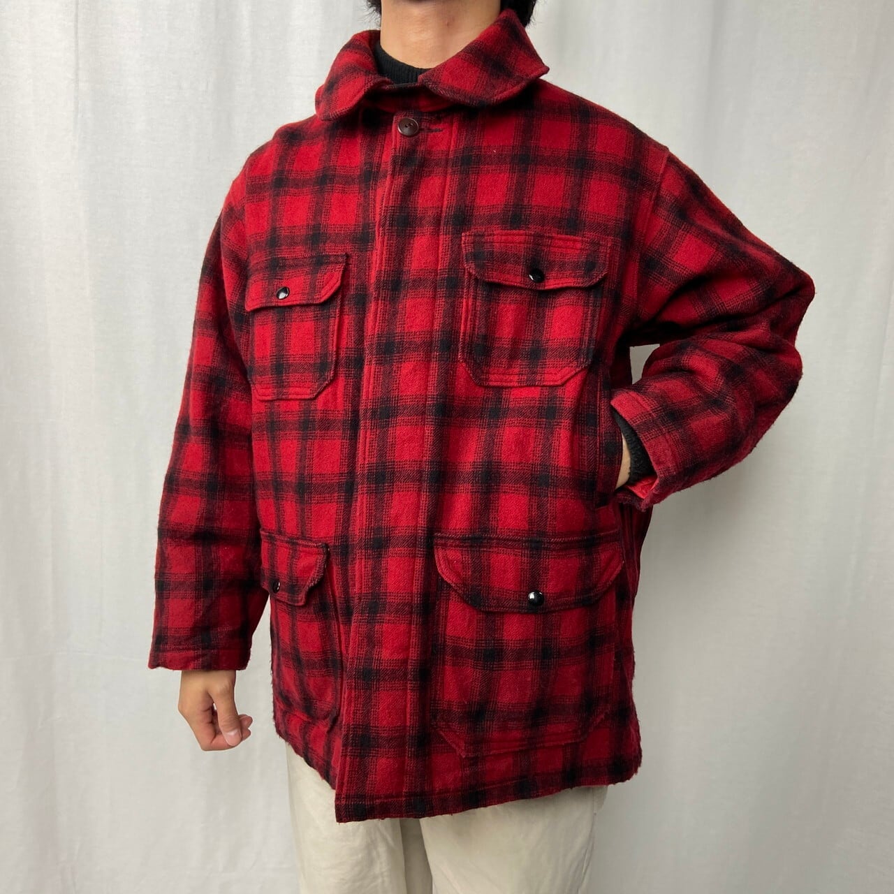 80年代 WOOLRICH ウールリッチ マッキーノ ウールハンティング 