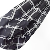 Leh / 袈裟(KESA)BAG -Black Check