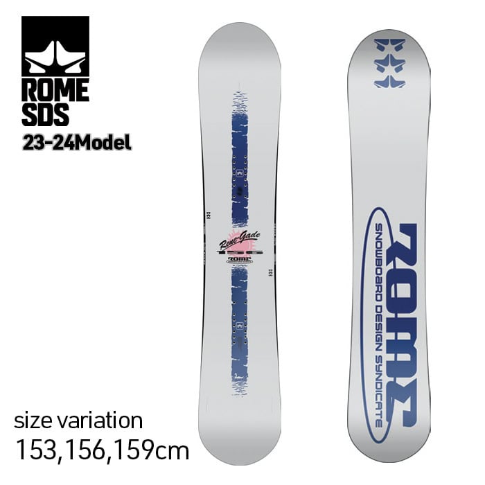 23-24 ROME RENE-GADE ローム 153cm 156cm 159cm スノーボード 板