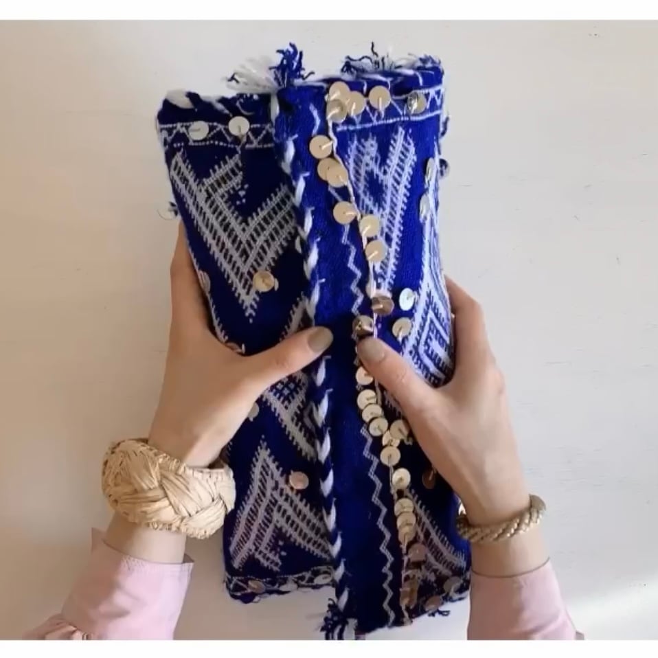 オールドキリムのクラッチバッグ | モロッコの暮らしと手しごと