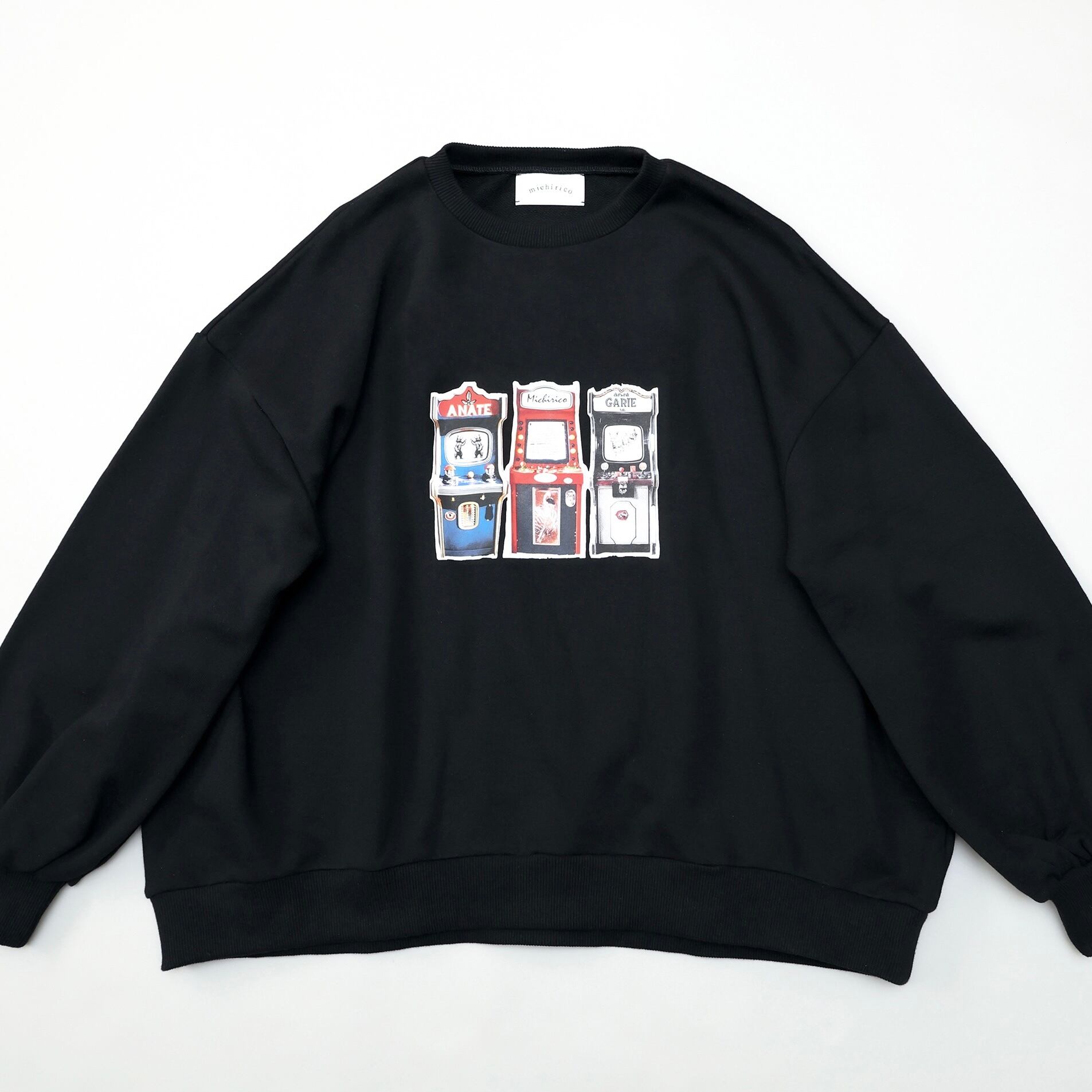 【michirico】【25AW】【10】【adult S,M】Arcade game pullover