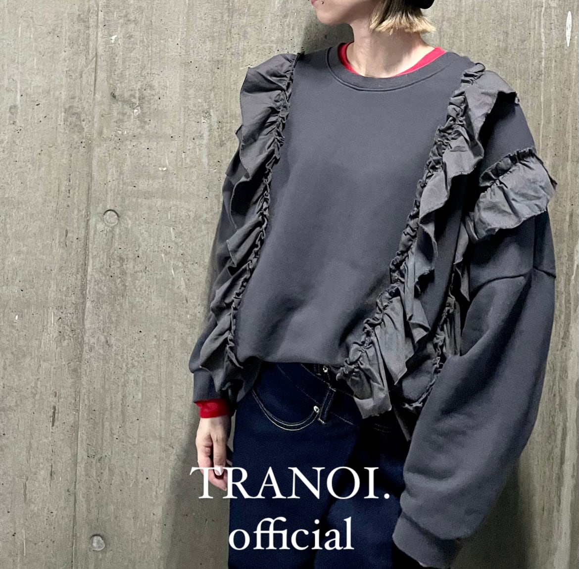 フリルライントップス 212R201 | TRANOI.offical STORE