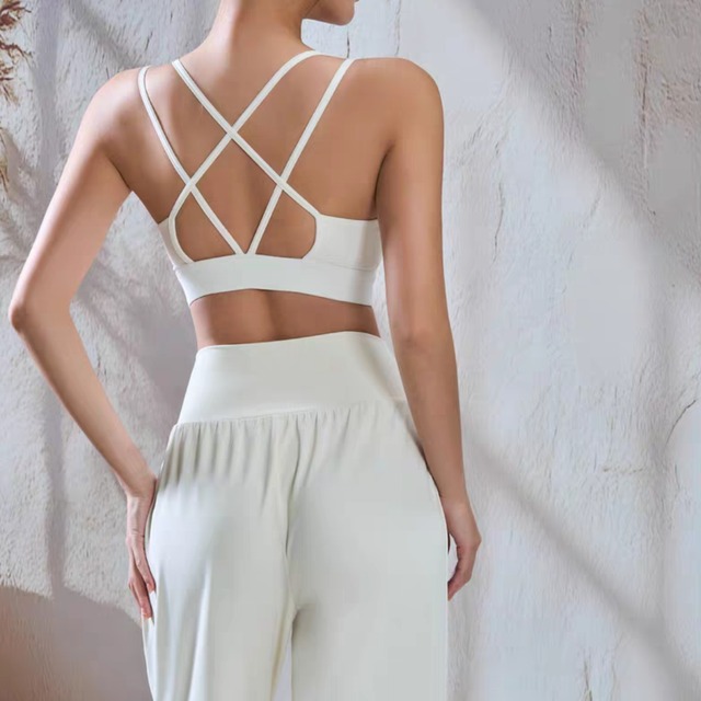 クロスストラップ バックデザイン ブラトップ