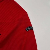 PIASPORTS ピアスポーツ ウール ポロニット 長袖セーター サイズ3/赤 レッド系 メンズ ライカ 日本製