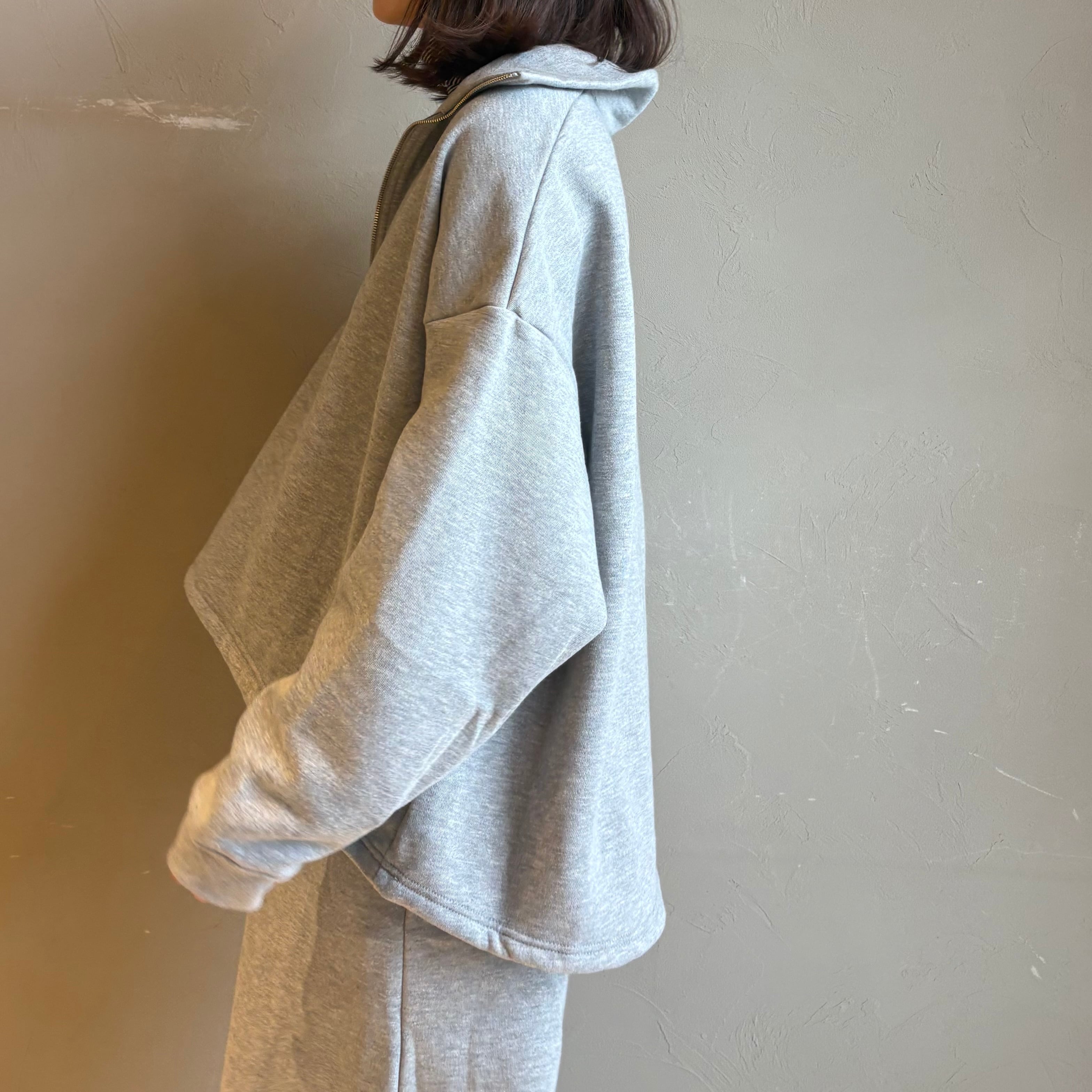 CLOCHE エコファー ハーフジップ プルオーバー CLOCHE エコファー 