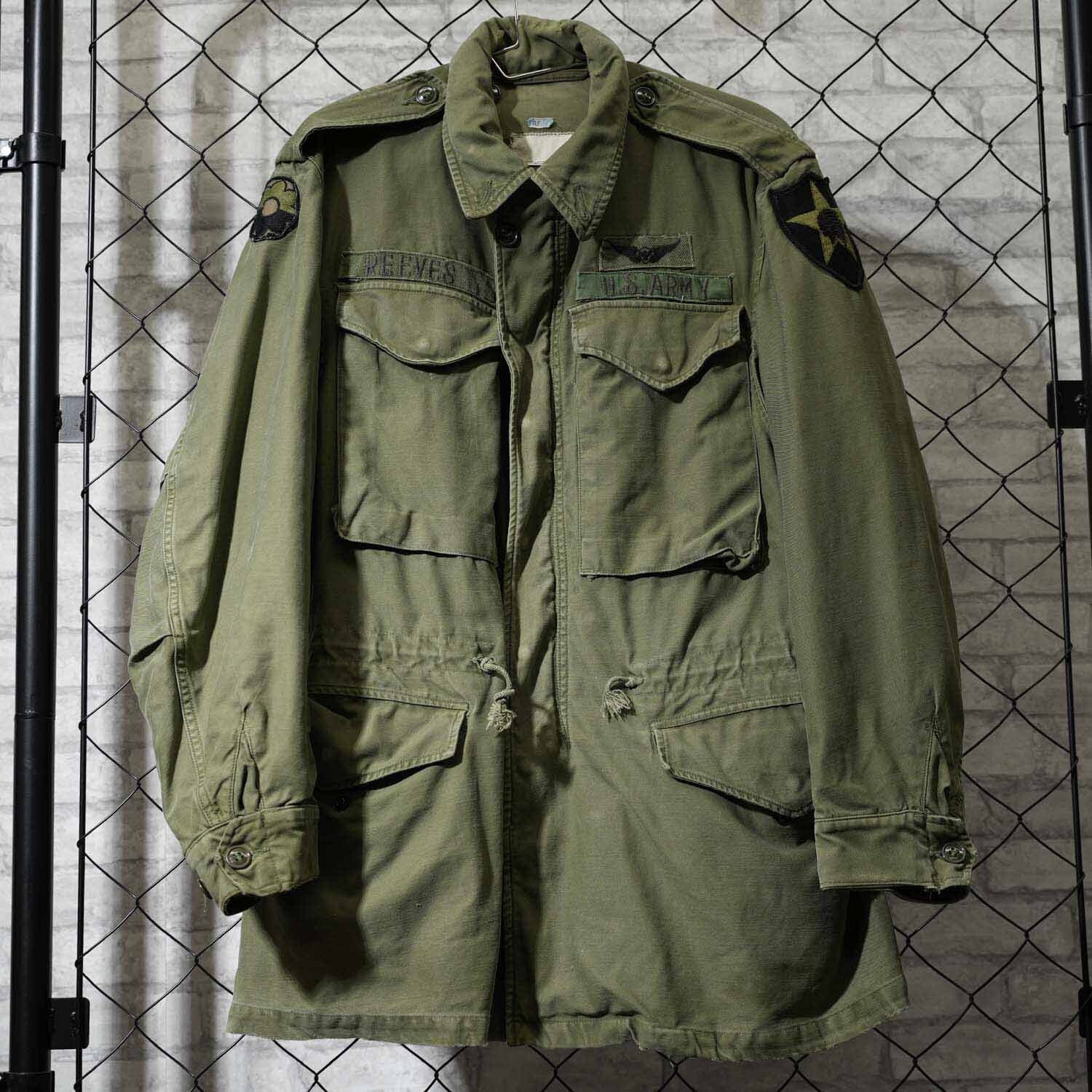 米軍実物 USARMY M-51フィールドジャケット CONMARジップ 50s～60s U.S. ARMY M-51 フィールドジャケット 実測M～Lサイズ程度