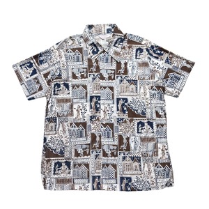 vintage 1970’s Middle East pattern S/S shirt