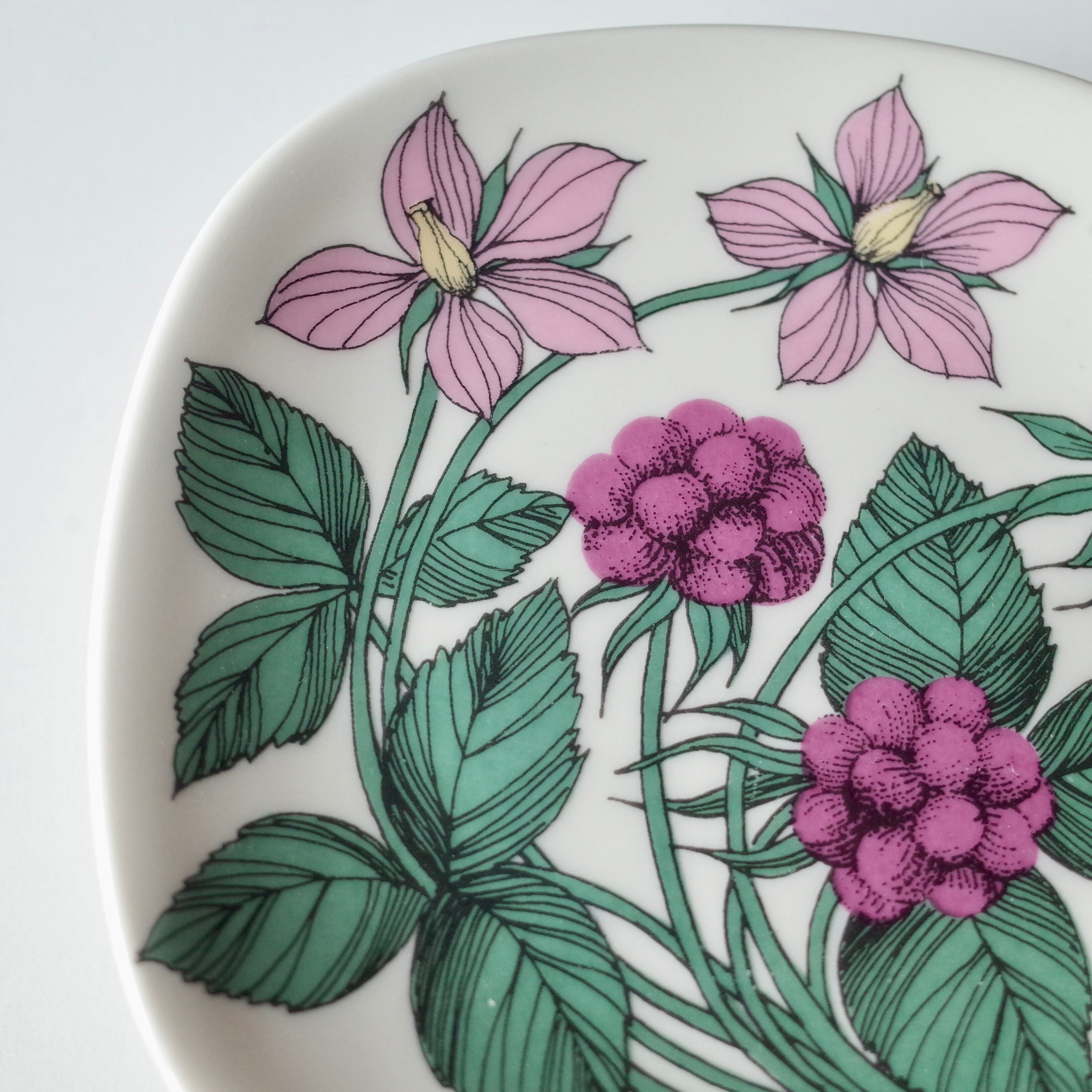 ARABIA アラビア Botanica ボタニカ キイチゴ プレート toguuk.com