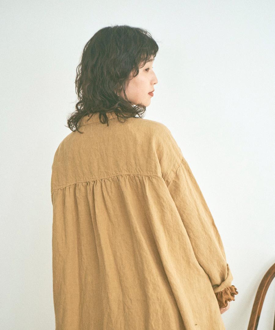 tumugu:] ツムグ：ソリトリネン コートワンピース | tumugiranran