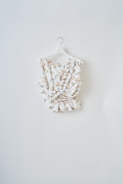 Vintage floral bustier