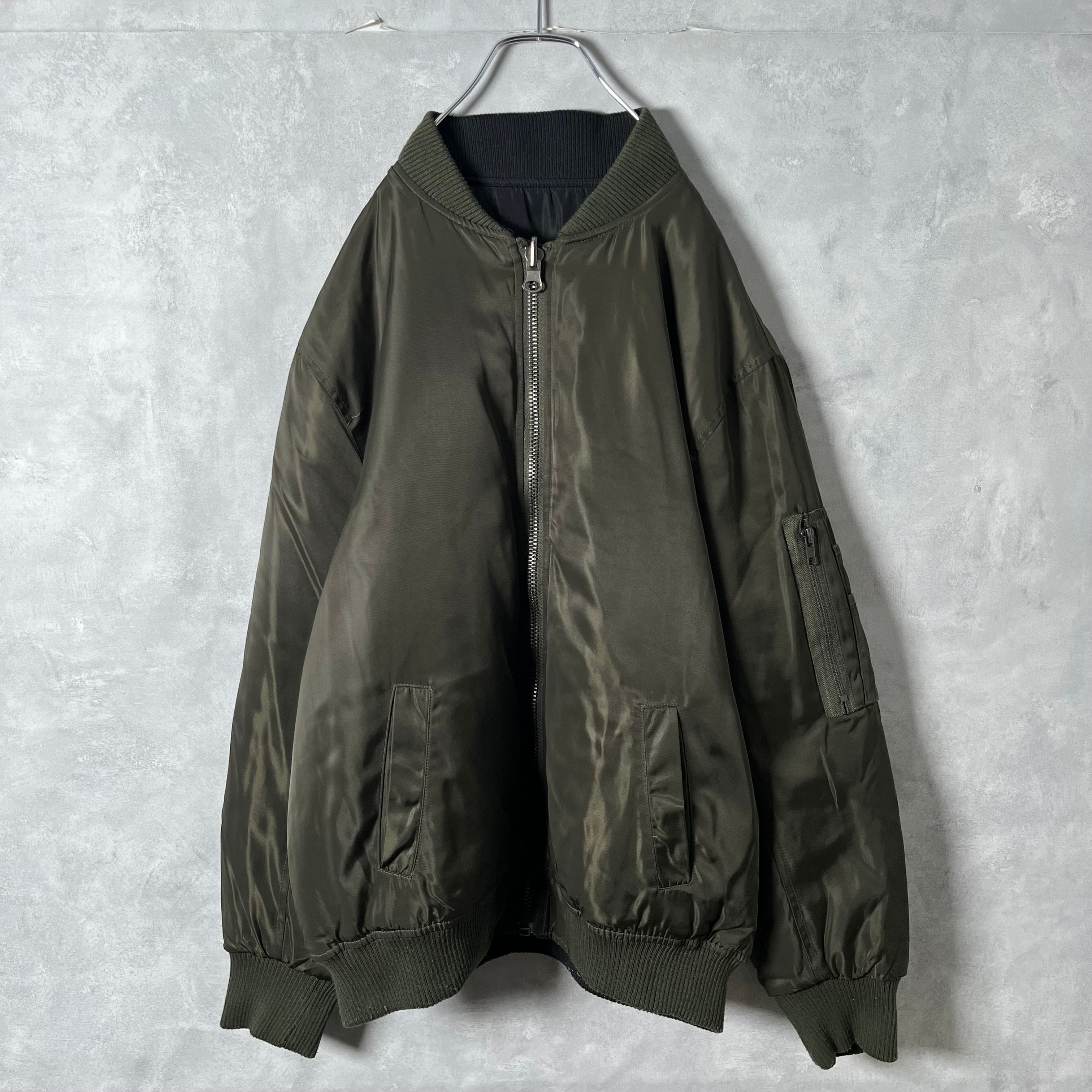 70s MA-1 Flight Jacket Orange Liner 70年代 フライトジャケット
