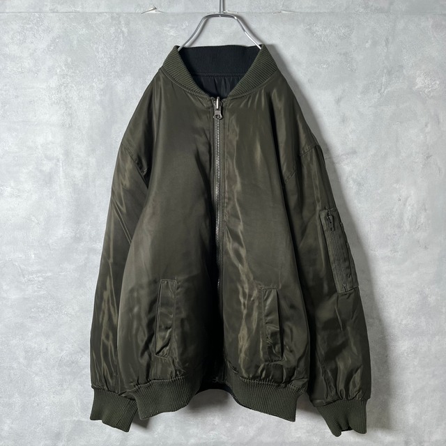 #6953 MA-1 reversible short blouson jacket