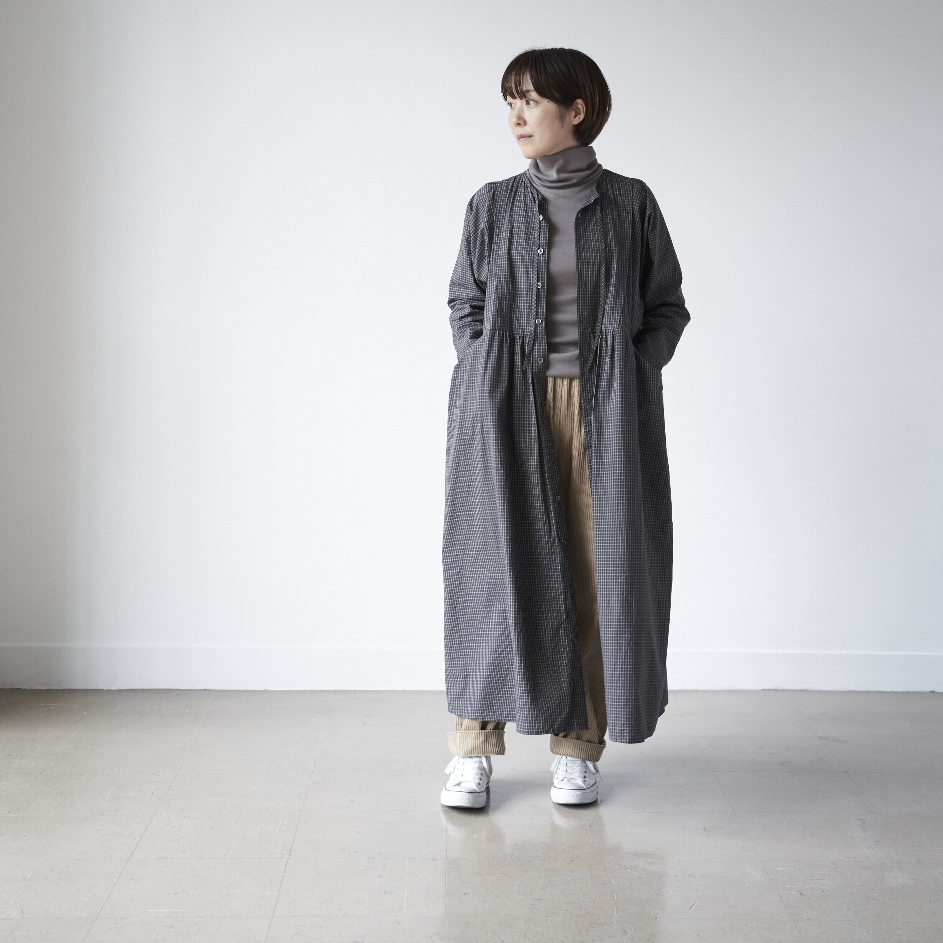 ミニチェック2wayワンピース | somewearclothing 