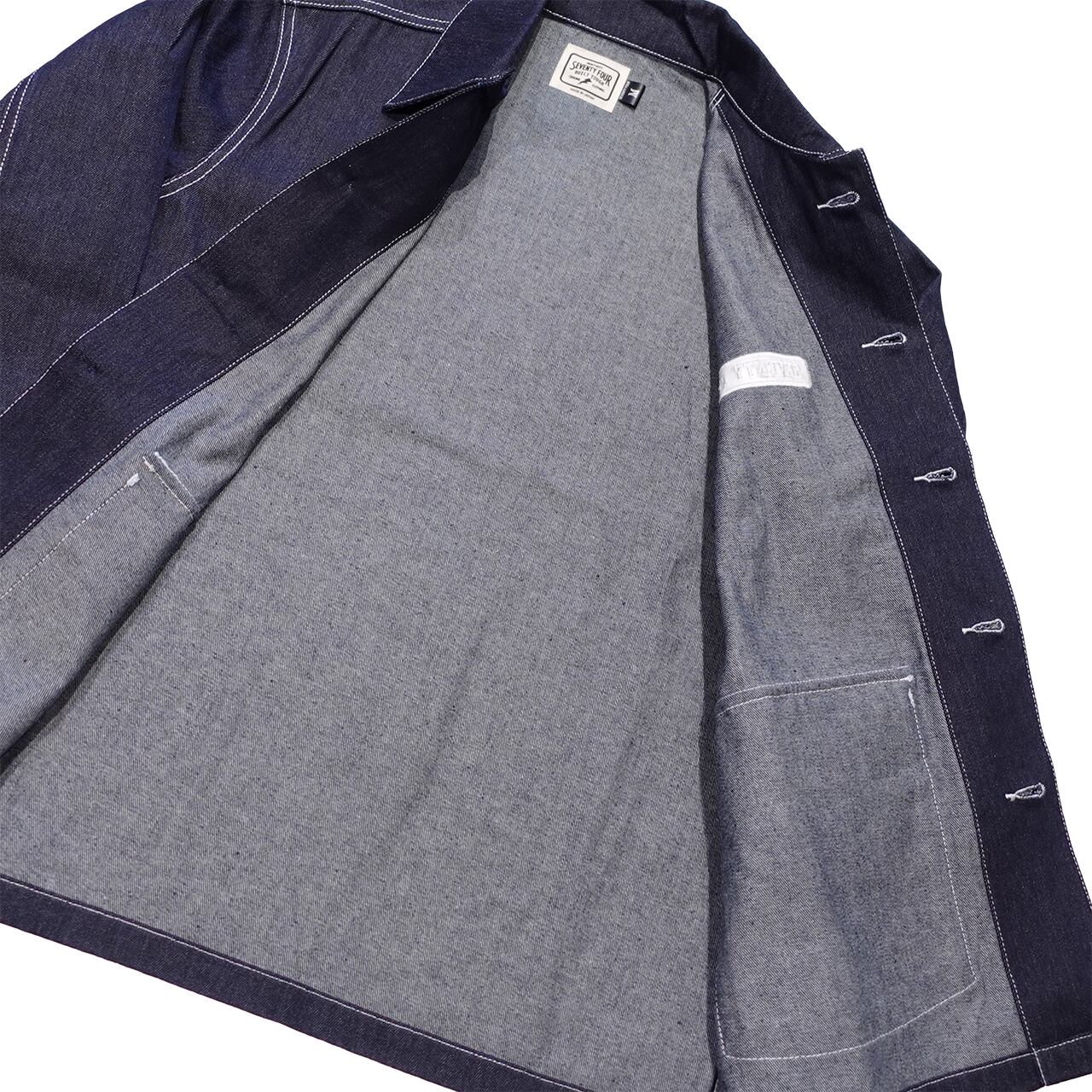 デニムカバーオールジャケット / SEVENTY FOUR(セブンティーフォー