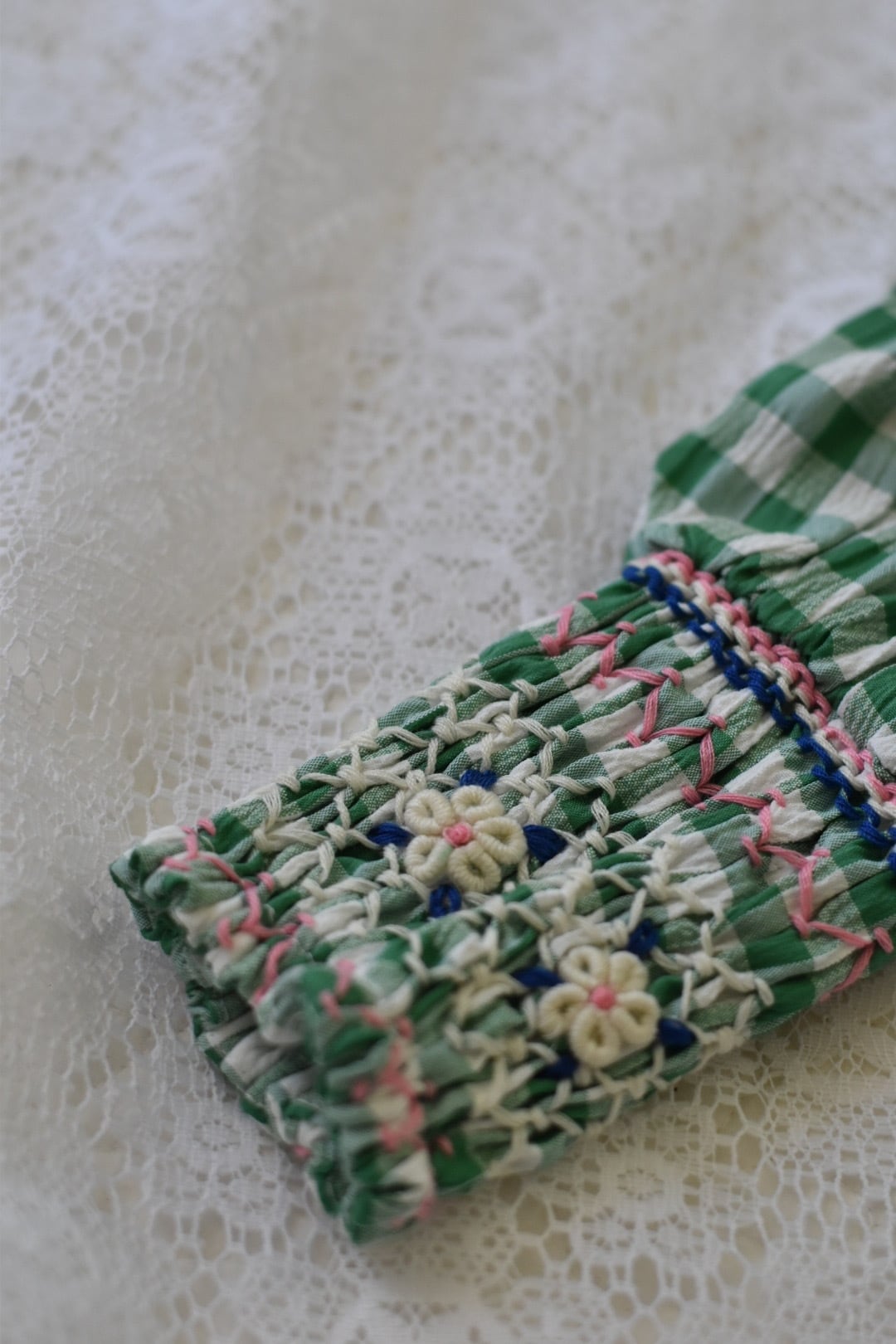 Last1！4-5y【FISH&KIDS】VICHY DRESS | Koromo