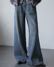 High waist wide leg Jeans T20114