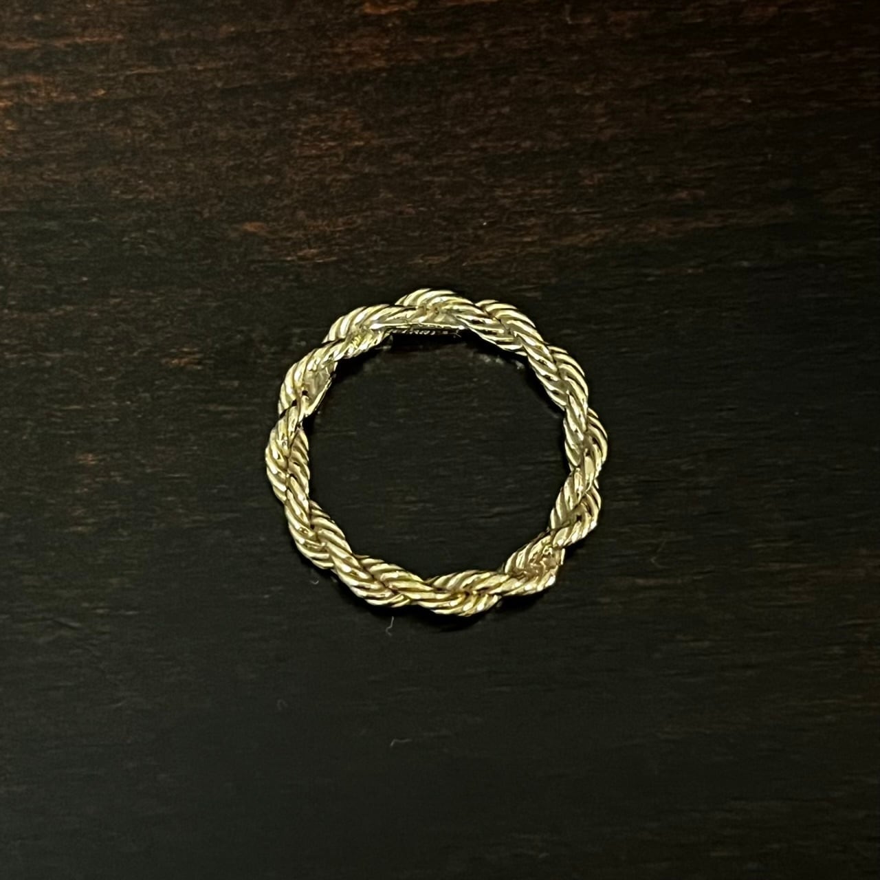 VINTAGE TIFFANY & CO. 14K Gold Twist Rope Ring | ヴィンテージ