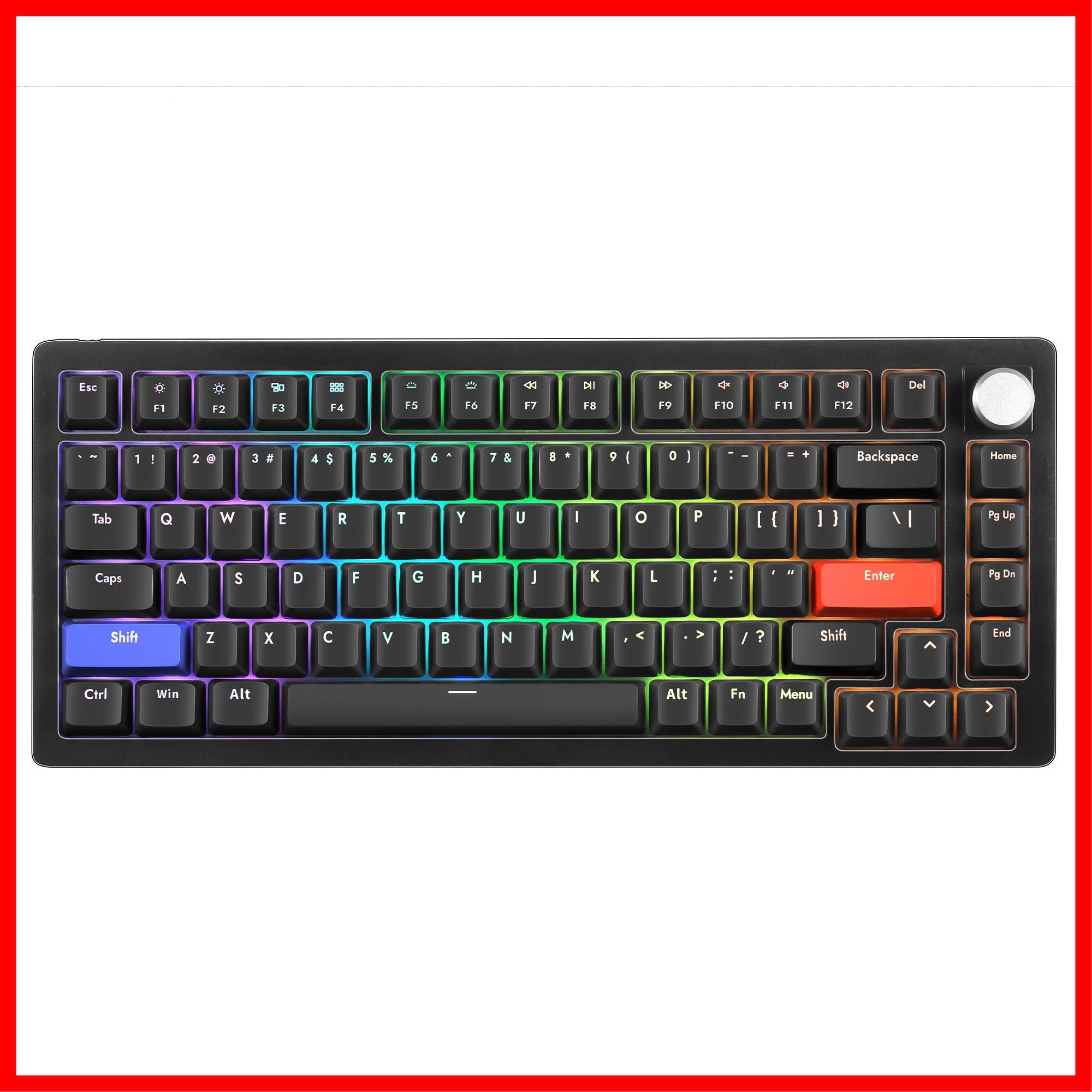 DrunkDeer A75 かわいい キーボード ホワイト ラピッドトリガー