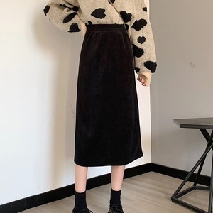 コーデュロイ ロングスカート レディース 秋冬 おしゃれ きれいめ 大人 かわいい バックスリット フェミニン ハイウエスト 大人可愛い 大人女子