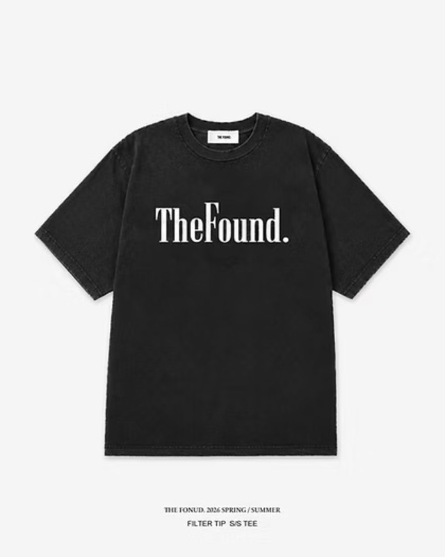 FILTER TIP S/S TEE BLACK